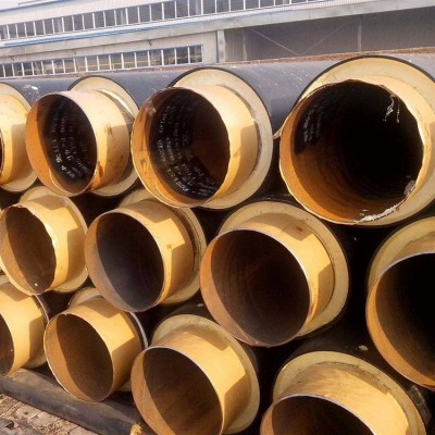 Pre-Insulated Steel Pipe Polyurethane Foam Insulation and HDPE Jacket